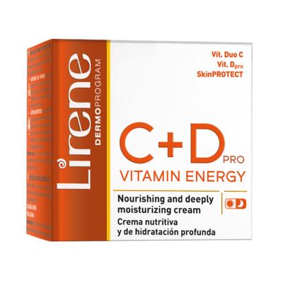 LIRENE Vitamin Energy hydratační a vyživující krém, 50 ml   - 1