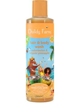 CHILDS FARM Mycí emulze na vlasy a tělo, meloun a ananas, 250 ml