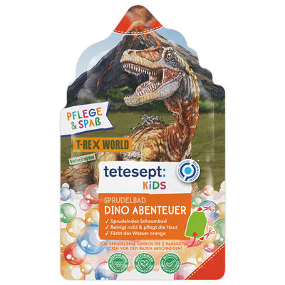 TETESEPT Dinosaurus koupelová sůl, 40 g ;