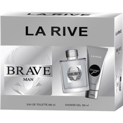 LA RIVE Brave Man set, edt 100 ml + SG 100 ml