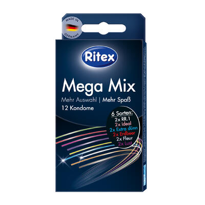 RITEX kondomy Mega Mix 12ks;