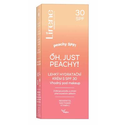 LIRENE Peachy Ultralehké SPF30 pod make-up, 50 ml