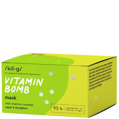 KILIG posilující maska na vlasy VITAMIN BOMB s vitaminovým komplexem