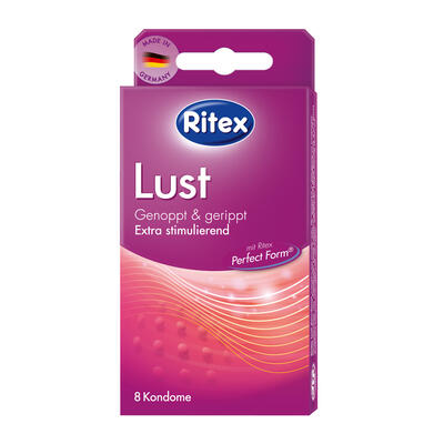 RITEX kondomy LUST - extra stimulující 8ks;