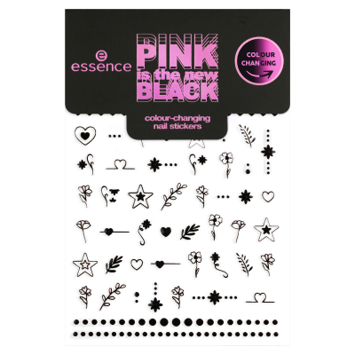 essence PINK is the new BLACK nálepky na nehty 01