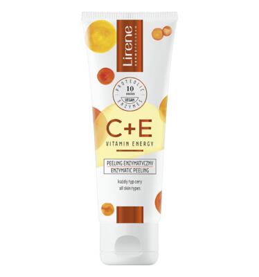 LIRENE Vitamin Energy C+E Revitalizující enzymatický peeling, 75 ml