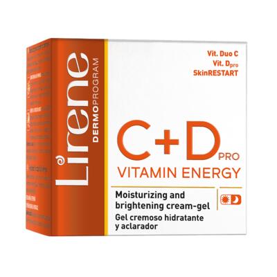 LIRENE Vitamin Energy Rozjasňující gelový krém, 50 ml - 1
