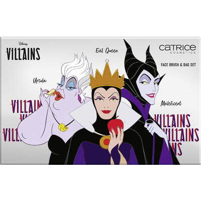 Catrice Disney Villains set taštička a štětce - 2